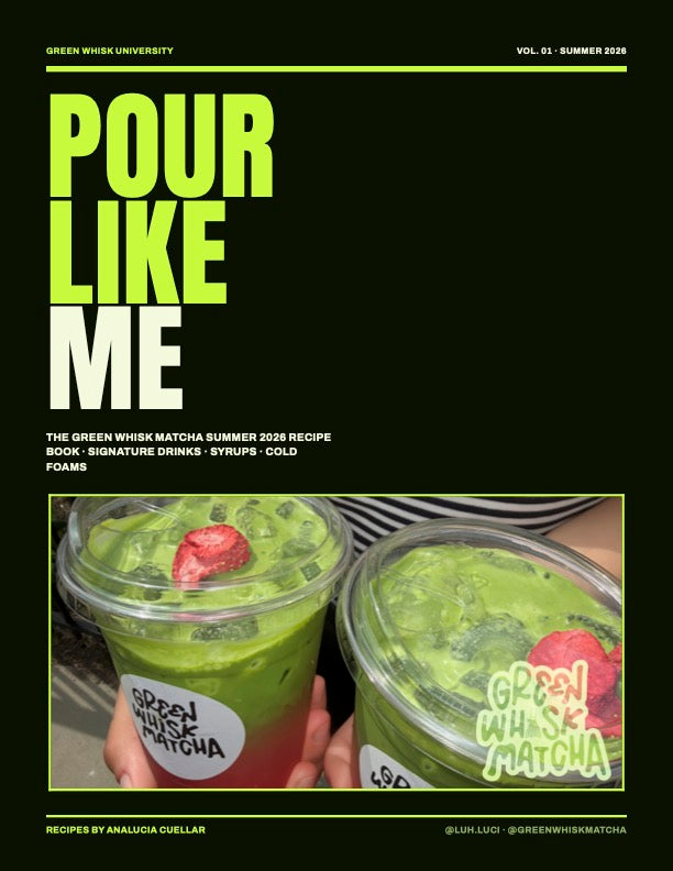 Green Whisk Matcha Recipe Book V1